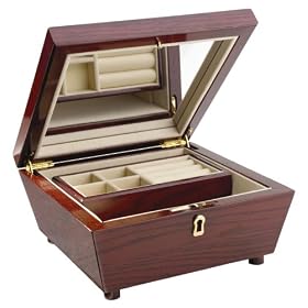 Infinity� Tray Jewelry Box Oak Finish by Unknown