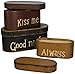 Your Hearts Delight Always Kiss Me Good Night Nesting Boxes, 8 by 3-1/2 by 3-1/2-Inch