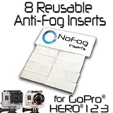 NoFog Anti-Fog Inserts for GoPro Hero3 Hero2 Hero - 8 Pack