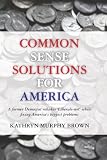 Common Sense Solutions for America: A former Democrat rebukes 'Liberals-not' while fixing America's biggest problems