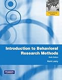 Introduction to behavioral research methods