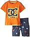 DC Shoes Co Little Boys' Tee with Blue Shorts