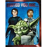 Star Wars - The Clone Wars Invitations 8ct