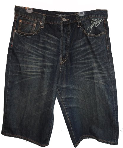 Men's Ed Hardy Shorts Denim McQueen Wash Size 