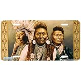 6203-Chief Joseph-Indian License Plate Car Auto Novelty Front Tag by David Behrens... 