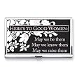 Here's To Good Women Card Case