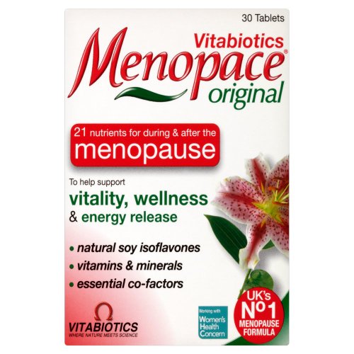 Vitabiotics Menopace Effective One-a-day Tablets 30 Tablets
