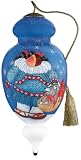 Ne Qwa Art Christmas Puppy Barbara Lavallee 6 Emerald Ornament