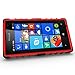 Microsoft Nokia Lumia 435 Case - Tough Rugged Dual Layer Protective Case with Kickstand for Microsoft Nokia Lumia 435 - Hot Red