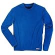 TAIGA Men's Polartec Microfleece Crewneck Long-Sleeved Fleece Shirt, Royal Blue, MADE IN CANADA