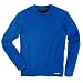TAIGA Men's Polartec Microfleece Crewneck Long-Sleeved Fleece Shirt, Royal Blue, MADE IN CANADA