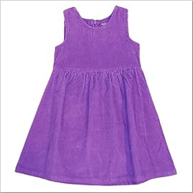 Girls Corduroy Jumper Color Regal - Purple