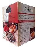 Saafara Herbal Teas, Seh-haw, 15 Biodegradable Pyramid Tea Bags (Pack of 3), Kinkeliba Leaves.