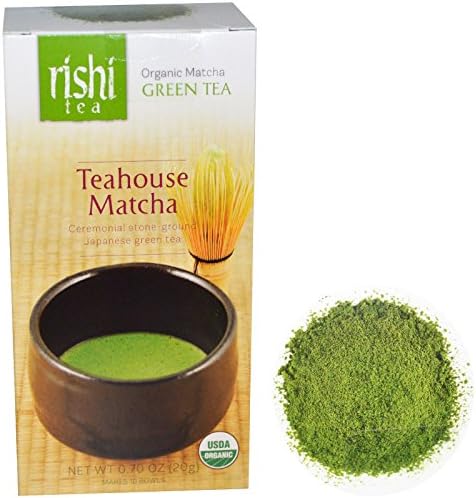Rishi Tea, Organic Matcha Green Tea, Teahouse Matcha, 0.70 oz (20 g)( 1 Pack )