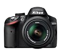 Nikon D3200 24.2 MP CMOS Digital SLR with 18-55mm f/3.5-5.6 AF-S DX VR NIKKOR Zoom Lens (Black)