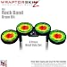 Tie Dye Skin by WraptorSkinz fits Rock Band Drum Set for Nintendo Wii, XBOX 360, PS2 & PS3 (DRUMS NOT INCLUDED)