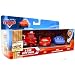 Disney / Pixar CARS Movie 155 Die Cast Car with Lenticular Eyes 3Car Gift Pack Red, Wet Lightning McQueen Sally
