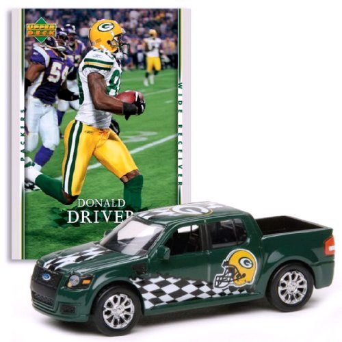 Green Bay Packers - Donald Driver 2007 Upper Deck Collectibles NFL Ford SVT Adrenalin Concept with Card