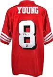 Steve Young Autographed Jersey | Details: San Francisco 49ers, Red, Custom