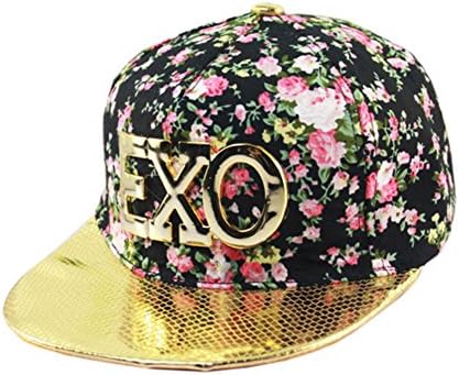 Hipcap Women Outdoor Cap Snakeskin Snapback EXO Print Hip-Hop Dance Hat