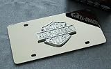 Harley-Davidson Chrome Shield on Chrome License Plate