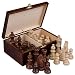 Search : Staunton No. 6 Tournament Chess Pieces w/ Wood Box