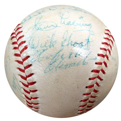 1961 Pittsburgh Pirates Team Autographed (24 Autos) Official NL Baseball Roberto Clemente PSA/DNA #K43072