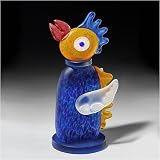 Eigenschaften Glasstudio Borowski  / Paradievogel blau klein - Objekt - Studio Line - Borowski Skulptur