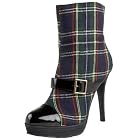 Harajuku Lovers Women's Ascona Plaid Platform Boot