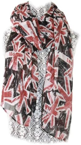 Lava Union Jack Long Scarf, Black