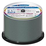 三菱化学メディア Verbatim データ用 DVD+R DL 片面2層 8.5GB 8倍速 ワイド印刷対応 ホワイトレーベル スピンドルケース 50枚パック DTR85HP50V1FFP [フラストレーションフリーパッケージ(FFP)]