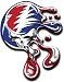 Grateful Dead Dripping Melting Steal Your Face Logo Sticker