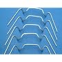 Galvanised Wire Glazing Clips x 100 for Greenhouses