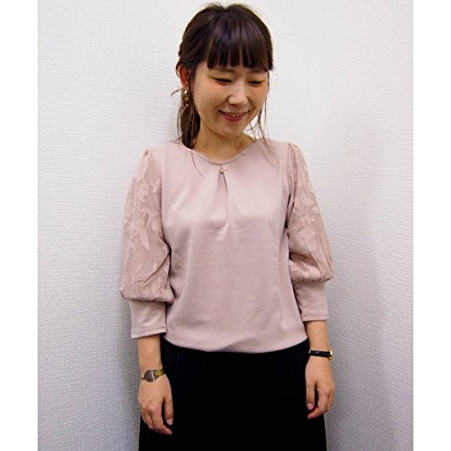 マジェスティックレゴン（MAJESTIC LEGON） 花柄シフォンパワショルプルオーバー