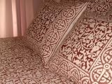 Tilonia Home: Queen Duvet Set - Taupe Floral