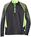ASICS Big Boys' Spliced Long-Sleeve Quarter-Zip Pullover Shirt