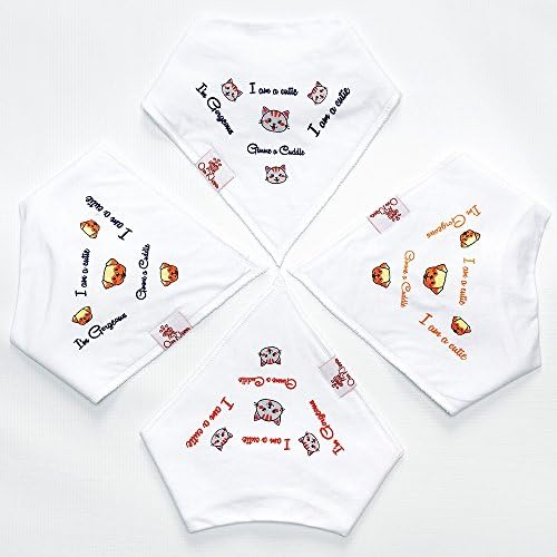 Baby Bandana Drool Bibs from Our Nipper - 4-Pack Absorbent Cotton with Snaps