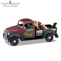 Thomas Kinkade Beginning Of A Perfect Day Vintage Truck Music Box by The Bradford Exchange