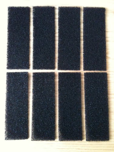 8 x Compatible Carbon Foam Filter Pads to fit Fluval U3 Range of Internal Filters
