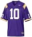 LSU Tigers #10 Purple Football Jersey By Nike (XL=48)