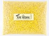 Stakich 1 lb Pure Yellow BEESWAX Pellets - Cosmetic Grade, Top Quality -