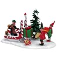 Lemax Santa's Wonderland Village "Heavy Lifting" Table Piece #73620