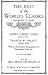 Books : The Best of the World's Classics, Vol. VI (of X)--Great Britain and Ireland IV