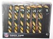 GREEN BAY PACKERS Team Logo & Colors CANDY CANE CHRISTMAS ORNAMENT SET (6 pack)