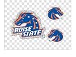 Boise State Broncos Jeweled Body Art Kit