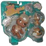 Bratz Lil' Angels Precious Lil' Bundles of Joy Numbered Collector Series 3 Pack Set with Bratz Lil Angelz Vinessa (# 109) , Frog King (# 116) and Orange Turtle (# 255)