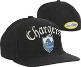 San Diego Chargers Vintage Hat: Melton Wool Lifestyle Flat Brim Flex Hat