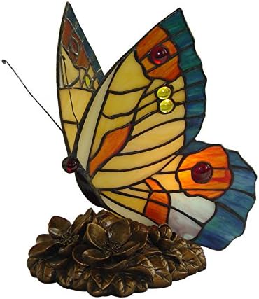 Fine Art Lighting Tiffany Night Light, 7 by 9-Inch, 107 Glass Cuts