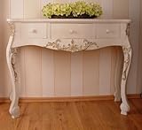 NOSTALGISCHE KONSOLE ROKOKO STIL ALTWEISS NEU EXKLUSIV
