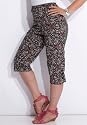 Roamans Plus Size Vicki Stretch Capri